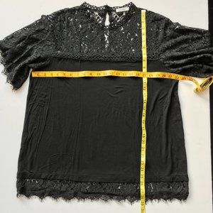 Amaryllis Black Lace Blouse